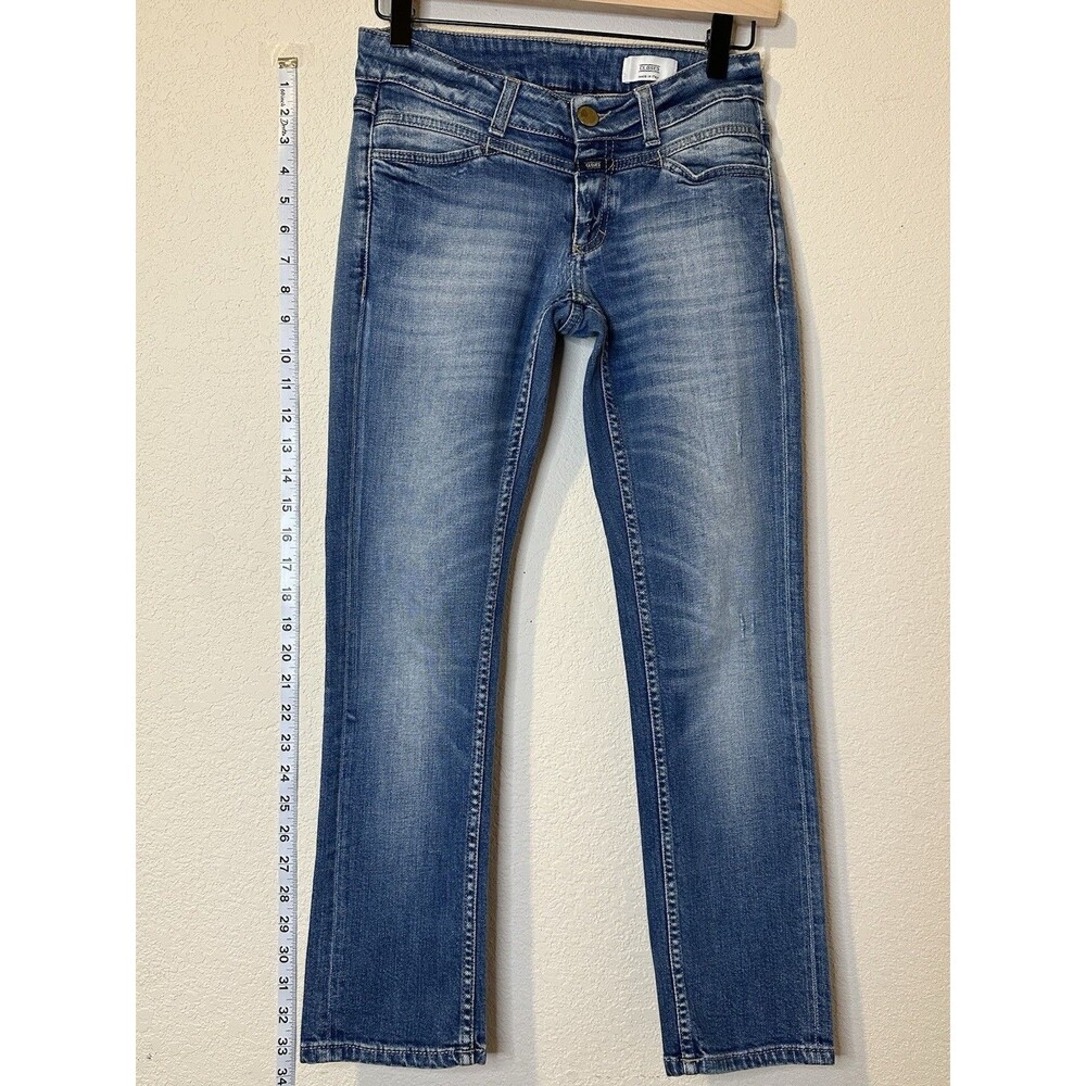 CLOSED Starlet Low Waist Cropped Jeans Size 25 Made In Italy Premium Denim
